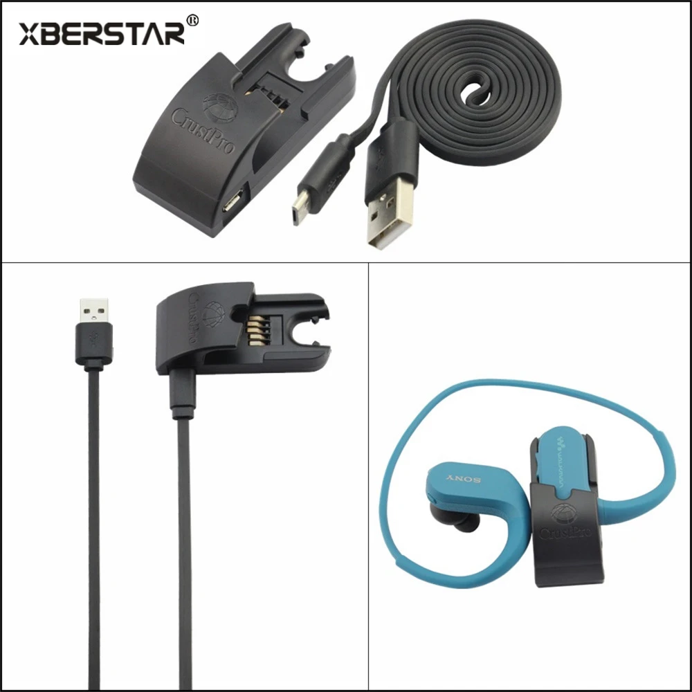 Cabo de Carregamento para Sony Walkman Nw-ws623nw-ws625 Esportes Mp3 Player Usb Cabo de Dados Carregamento Berço Adaptador - Image 2