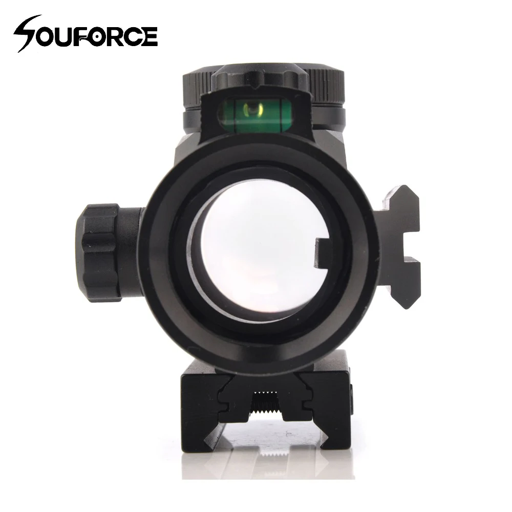 

SY1x30RG Red Dots Riflescopes Optical Sight with Spirit Bubble Level Suit 30 mm Picatinny/Weaver Mount for Hunting