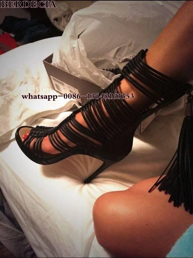 Hot-Sale-Sexy-Black-White-Gladiator-Sandals-Summer-Women-Strappy-Cut-Outs-Long-Fringe-High-Heel (1)