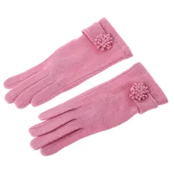 1 пара новых осень-зима модные женские туфли женские кашемировые перчатки женский шерстяной варежки перчатки зимние аксессуары W77