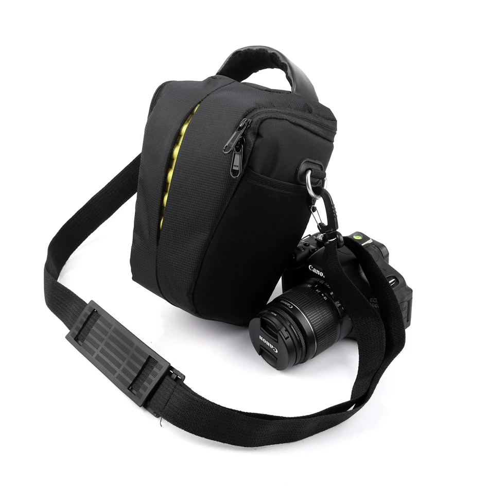 Pu Cuir sacoche Housse Sacs pour appareils photo pour Nikon COOLPIX P520 P510 P530 noir