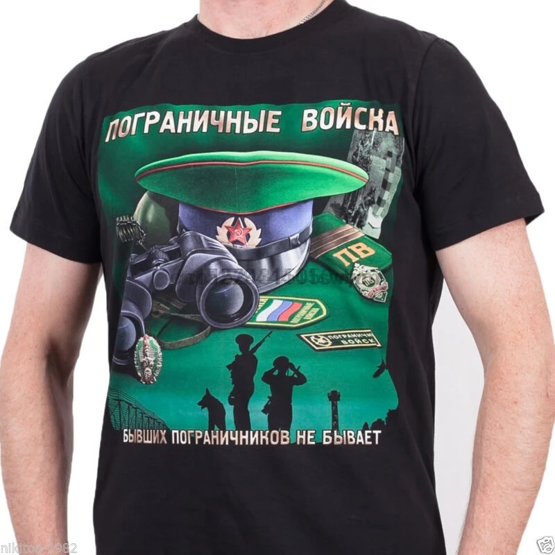 

T-Shirt of frontier troops Can be ex-guard of border from cotton size range