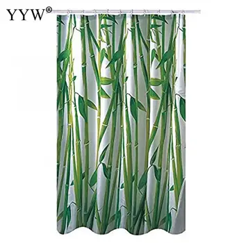 

Green Plant Bath Screens Bathroom Curtain Waterproof Shower Curtains For Bathroom Douchegor Home Bath Decor Shower Curtain