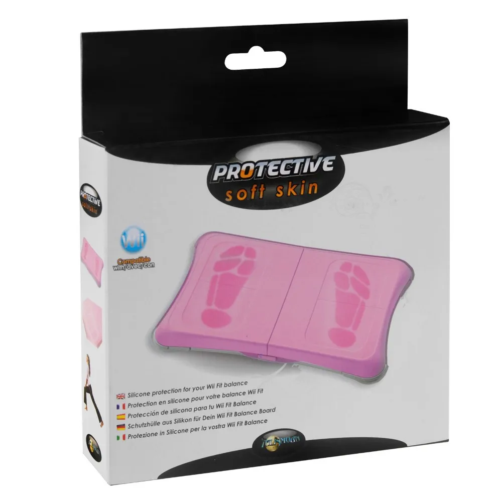 

ViGRAND Free shipping 2pcs mult-colors Silicon Protective Protect Cover Shell Skin Case for Wii Balance Board