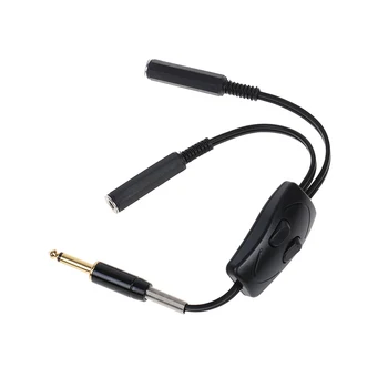 

Black Dual Connection Tattoo Clip Cord Adapter Conversion Cable Tattoo Accessories For Machine Power Kit