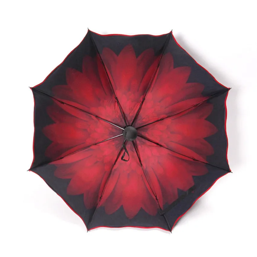 Новое поступление дорожный зонтик складной дождевик ветрозащитный зонтик двойной складной Анти-УФ солнце/дождь зонтик#30