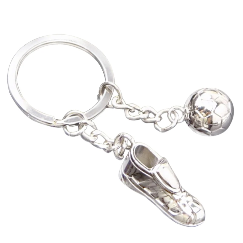 

Creative Football Shoes 3D Key Chains Metal Ring Pendant Gifts Keychain