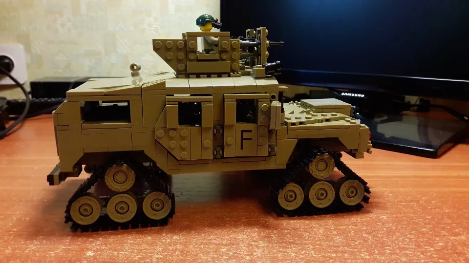 Военная коллекция M1A2 Танк серии Транс игрушки 1:28 ABRAMS MBT HUMMER Модели Строительные наборы блоки совместимы