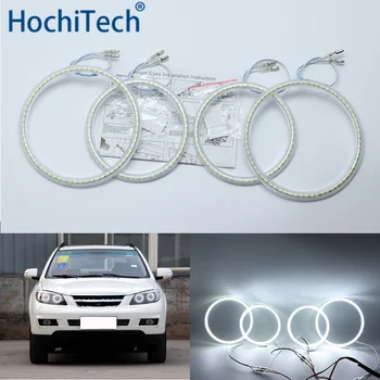 

Ultra bright SMD white LED angel eyes halo ring kit daytime running light DRL for BYD S6 2011 2012 2013 2014
