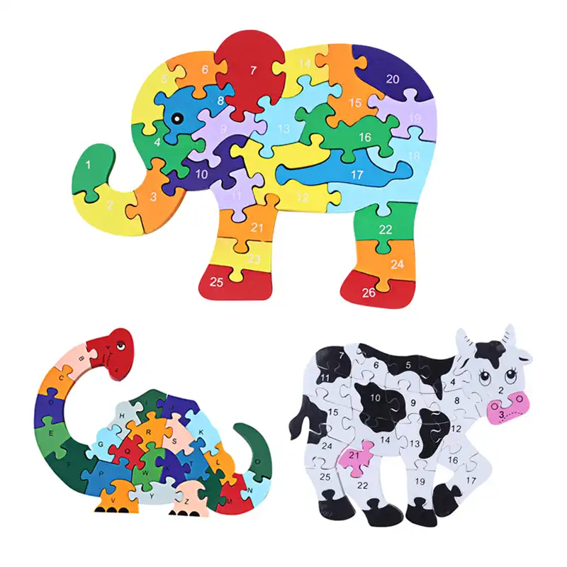 elephant alphabet puzzle