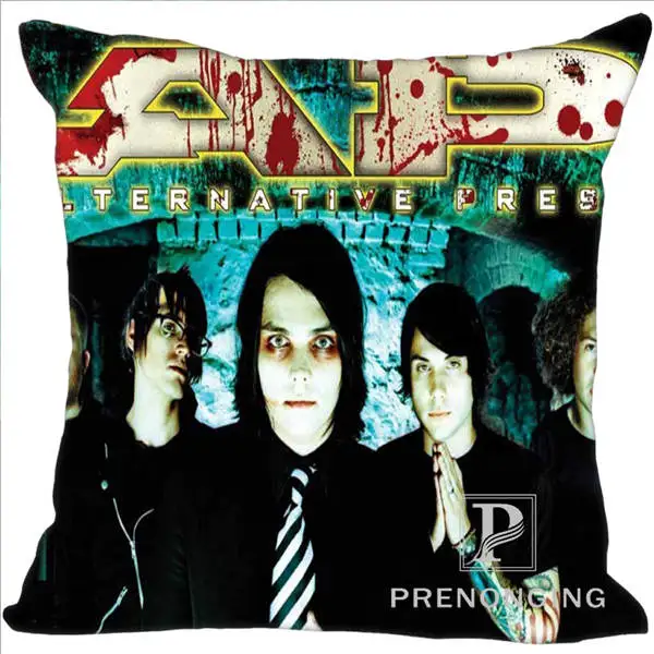 Pillowcases Заказная декоративная наволочка Gerard Way квадратная Наволочка на молнии лучший подарок 20X20 см, 35X35 см(одна сторона) 180117#110 - Цвет: Pillowcases