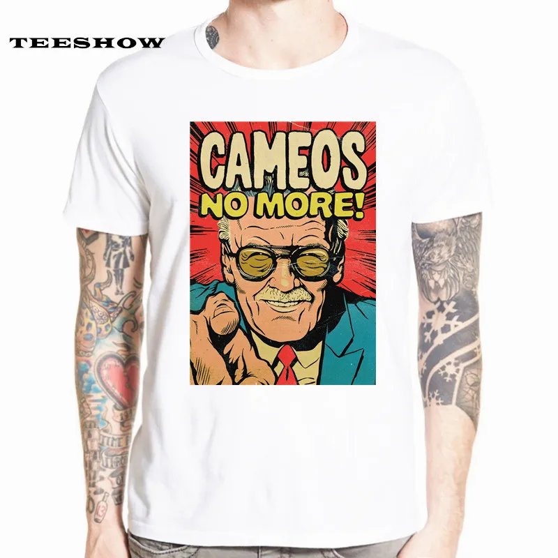Stan Lee Classic Print T-Shirt Men Women Short Sleeve O-Neck Harajuku Tshirt Boy Marvel Comics Superhero T Shirt HCP4536 Stan Lee Classic Print T-Shirt Men Women Short Sleeve O-Neck Harajuku Tshirt Boy Marvel Comics Superhero T Shirt HCP4536