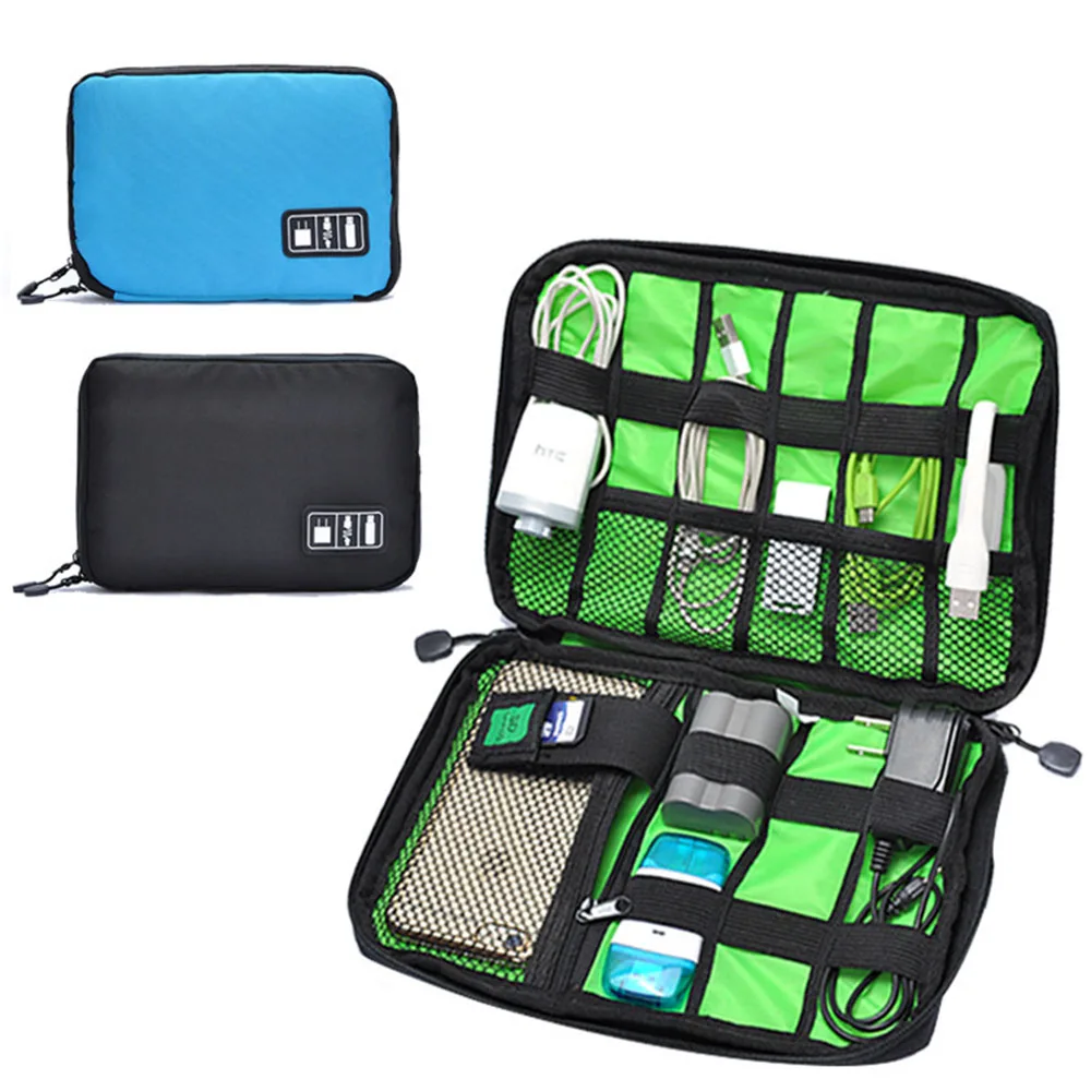 

High Quality Portable Fashion Digital Device Organizer Storage Bag for U Disk Cable Charger