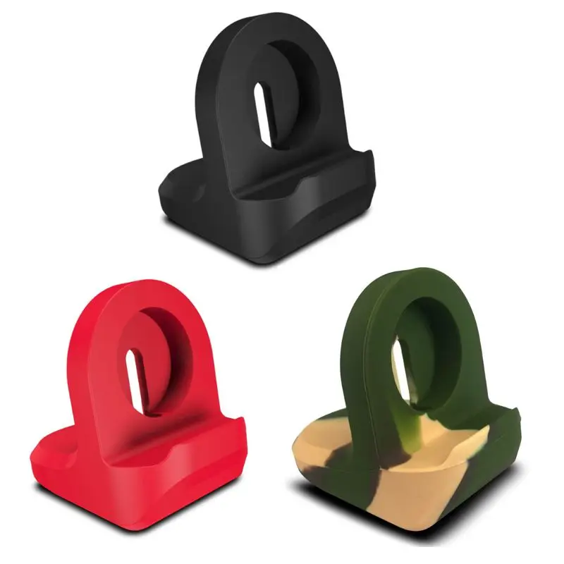 1Pc Silicone Charge Stand Holder Station Dock For Apple Watch Series 1/2/3 42mm 38mm Charger Cable | Мобильные телефоны и