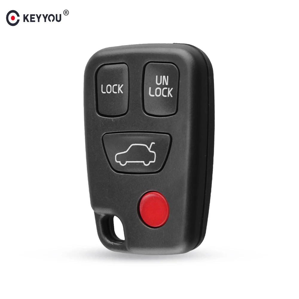 

KEYYOU Replacement Shell Remote Case Key Fob For VOLVO S40 S60 S70 S80 S90 V40 V70 V90 C70 4 Button Free Shipping Free Shipping