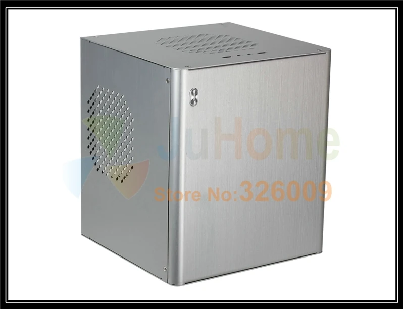 HTPC mini-ITX шасси, алюминий, USB3.0, 3,5 ''HDD, Поддержка питания подставки, мини Чехол HTPC, wifi COM PCI аудио порты, Realan D3