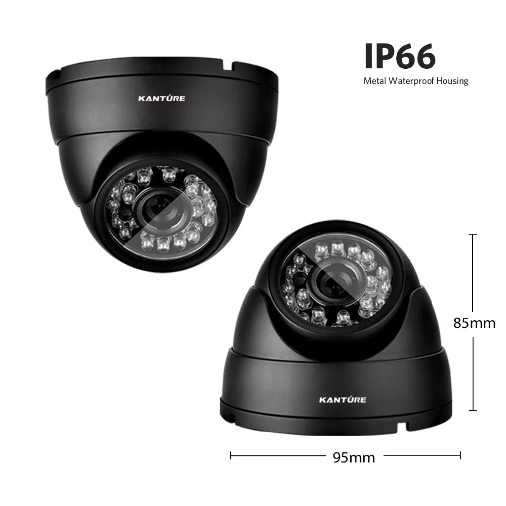 Kanture AHD HD 2 мегапикселя SONY IMX323 металла в/Открытый ИК водонепроницаемый IP66 2mp 1080 P CCTV