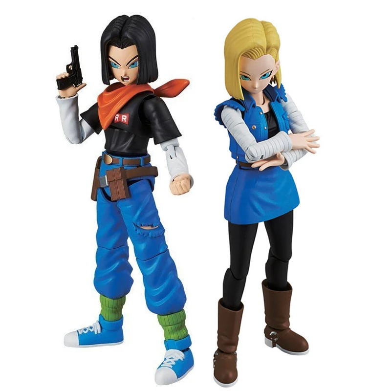 

Dragon Ball Z Figure-Rise Standard Android No.17&18 Building Kit Japan Anime Collectible Mascot Toys 100% Original