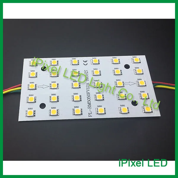 

Single color warm white nature white 3500K 30leds rigid led dot matrix 5050