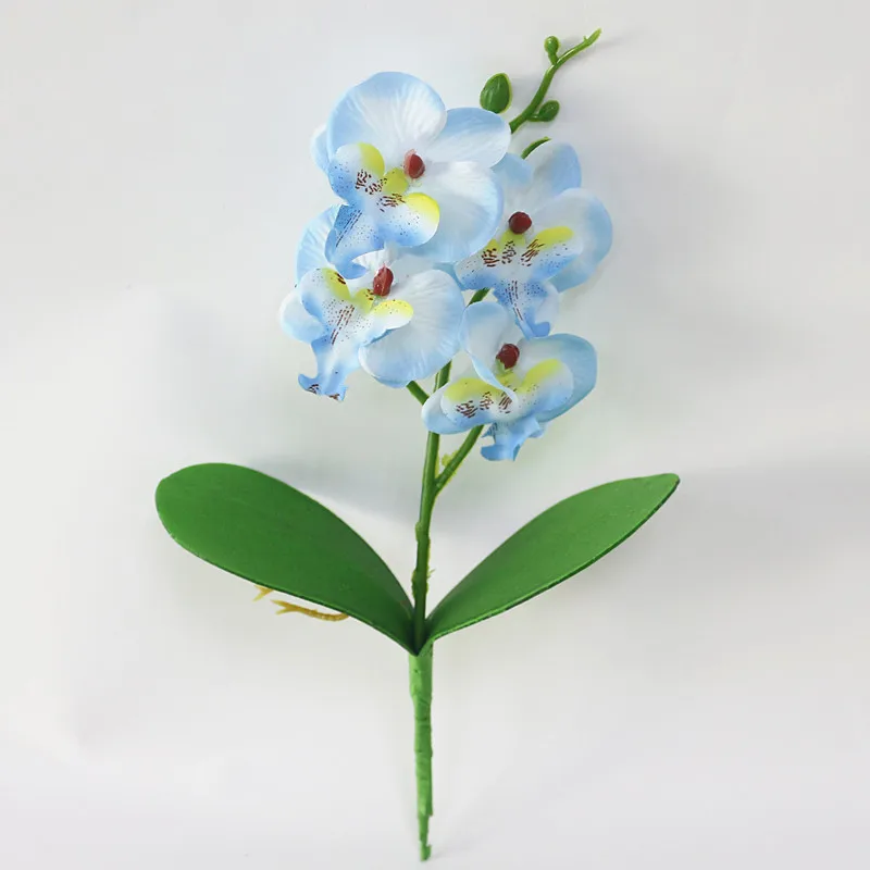 Flone Artificial Phalaenopsis Orchid Flower Fake Butterfly Orchid Artificial Silk Flowers Plants Wedding Home Decor Art Floral (8)