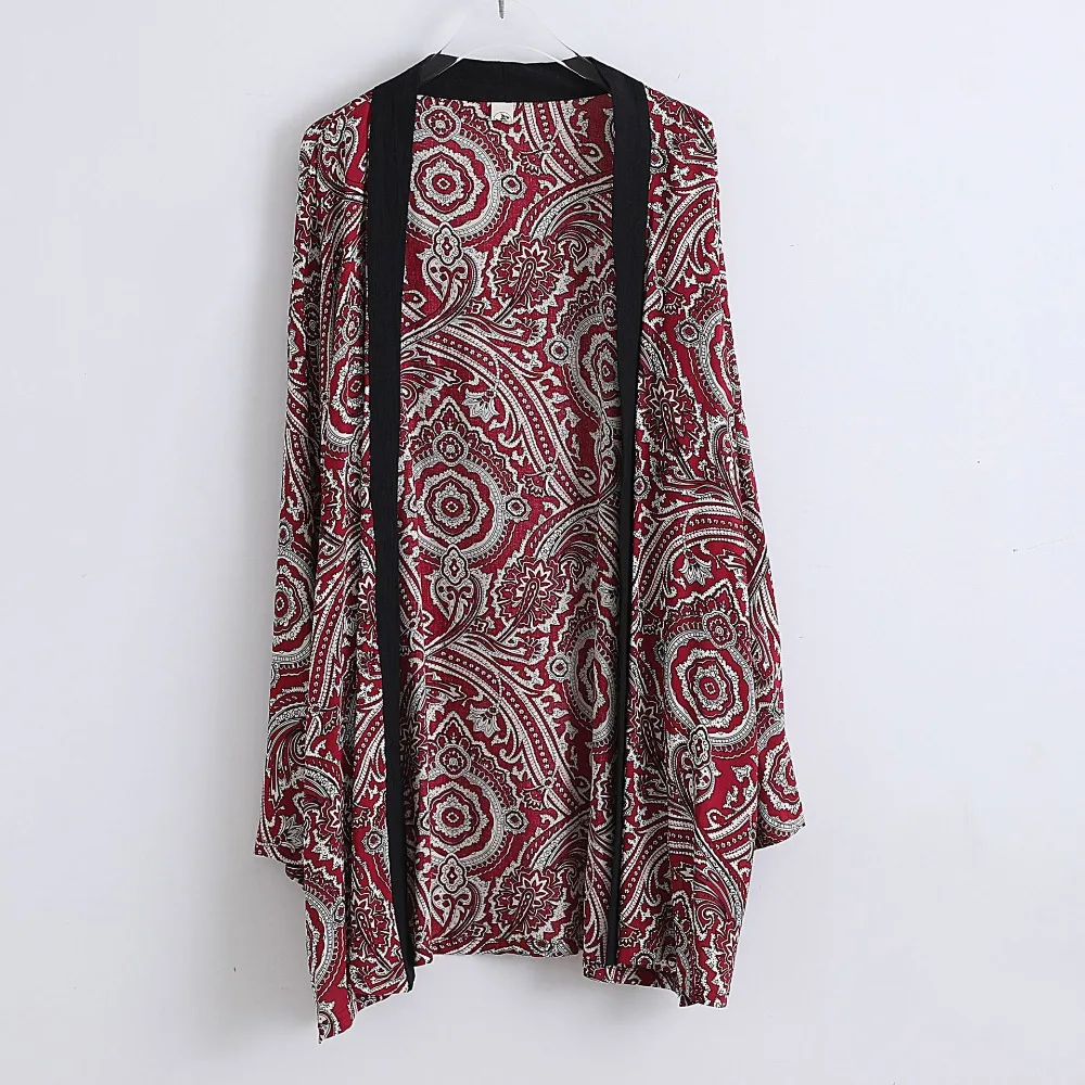 LZJN Long Sleeve Shirt Mens Summer Kimono Cardigan Casual Cotton Hanfu Contrast Color Blouse Male Open Front Trenchcoat (18)