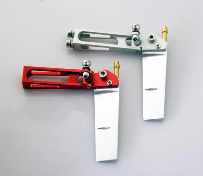 1PCS Aluminum 62mm/75mm/95mm Water Rudder Metal Suction Steering