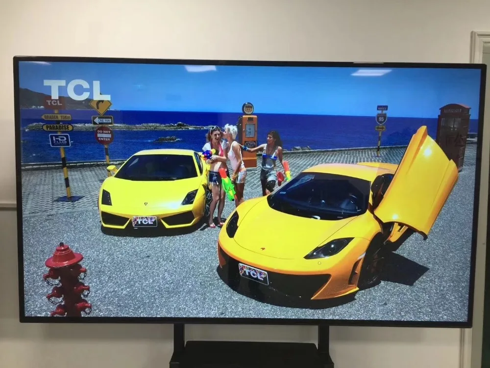 Настроить 55 60 65 70 75 дюймов HDMI 1080p SMART WIFI LED TV HD ips TFT network TV|Запчасти к телевизорам| |