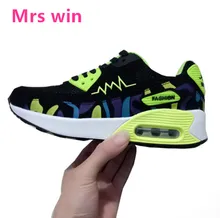 Hot Air Mesh Breathable Women Running Shoes Girls Ladies Comfortable Platform Sport Shoes Sneakers Outdoor Movement Female