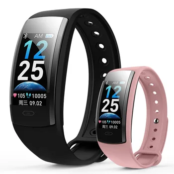 

QS90Plus Smart watch men Bracelet real-time monitor heart rate & sleeping best Couple Fitness Tracker pink Fashion fit women