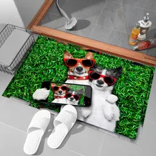 3D коврик для ванной Водонепроницаемый Нескользящие Спальня дверной коврик эффект моделирования подушки кухонный ковер Туалет Tapete ковер крыльцо половик# EW
