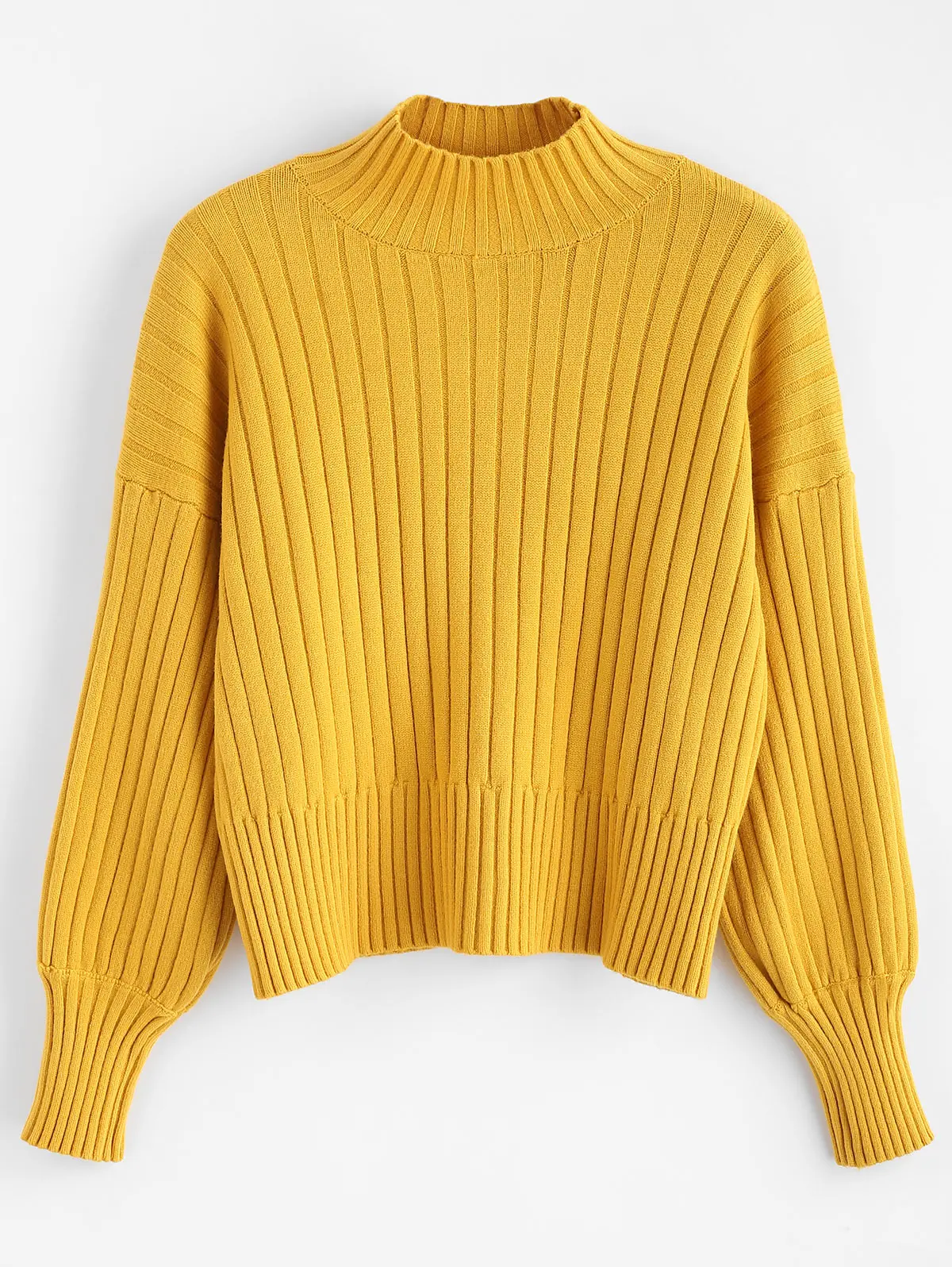 ZAFUL высокое качество толстый теплый зимний женский свитер модный вязаный мягкий пуловер Джемпер осенний женский свитер Топ - Цвет: Mustard