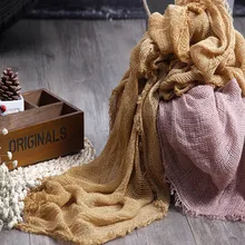 200*90 см Высококачественный льняной шарф из мягкой ткани для новорожденных, для фотосессии, накидка с кисточками, одеяло для фотосессии новорожденных