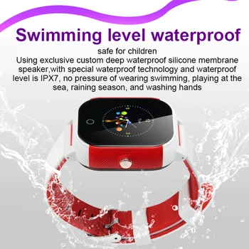 

Swimming Level Waterproof kids Smart watch GPS watch wifi SOS call dial smartwatch children kid smart wrist watch fashion pk d7