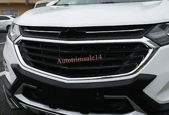 

2*ABS Bright Front Upper Radiator Grille Mouldings For Chevrolet Equinox 2018