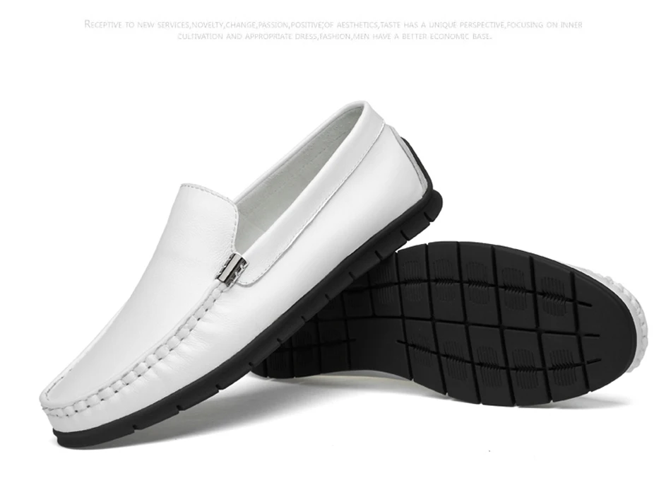 Модная мужская обувь; Повседневные Дышащие лоферы из натуральной кожи на платформе; Мужская обувь; цвет белый, черный; Мужская обувь для вождения; Большой размер 12