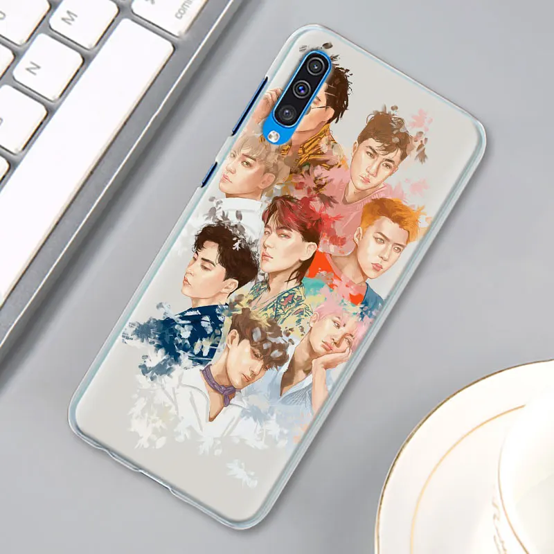 EXO группа k-pop kpop чехол КРЫШКА ДЛЯ samsung Galaxy A30 A40 A50 A70 A6 A8 плюс A7 A9 M30 чехол для телефона Coque