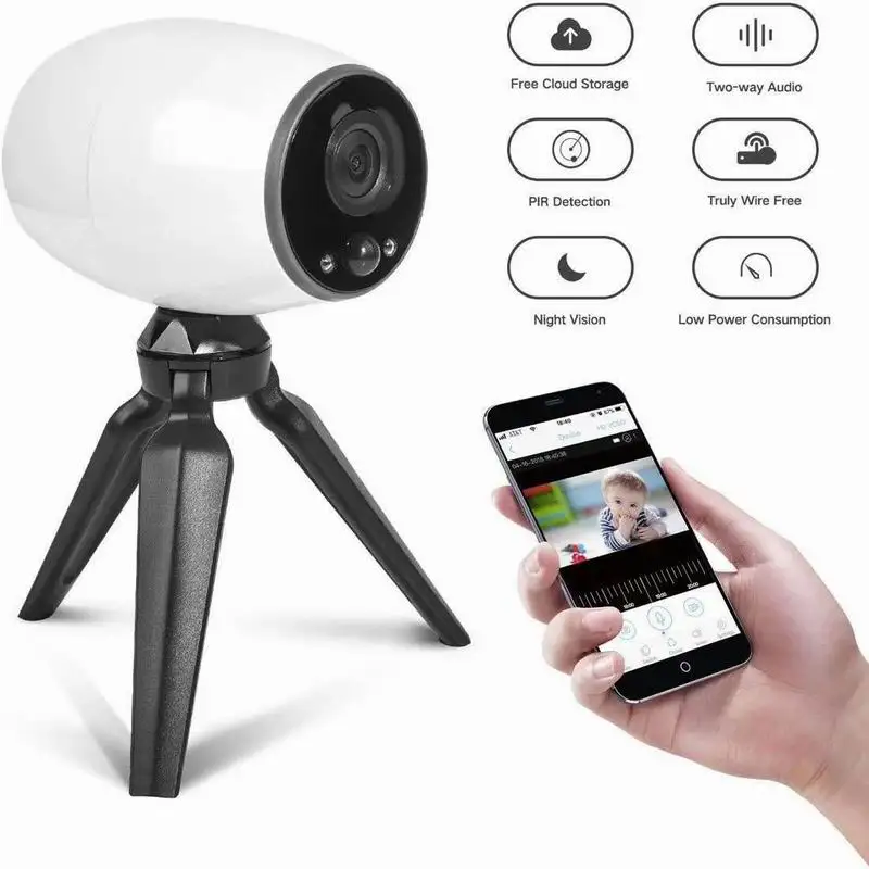 

New Waterproof IP Camera WiFi wireless PIR Night Version Mini Camera HD720P Wide-angle Len Video Recorder Home Secturity Mini DV