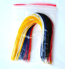 Free Shipping 100(pcs) Hookup Wire 20CM 5 colors 20 each color For Aduino