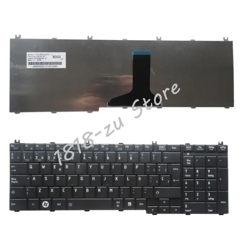 YALUZU Испанский SP ноутбук клавиатура для Toshiba Satellite C650 C655 C655D C660 C665 C670 L650 L655 L670 L675 L750 L755 запчасти Teclado