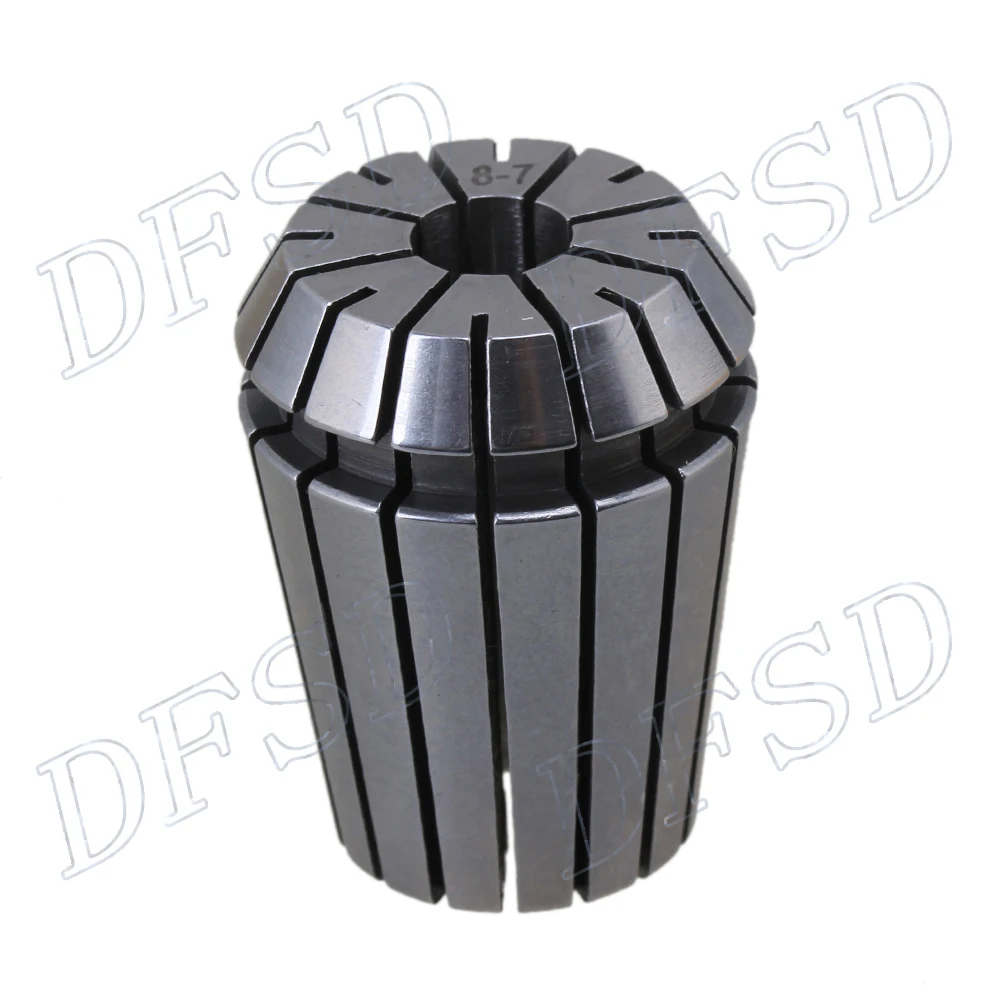 

ER25-8 Spring Collet For CNC Milling Lathe Tool Engraving Machine Silver Tone