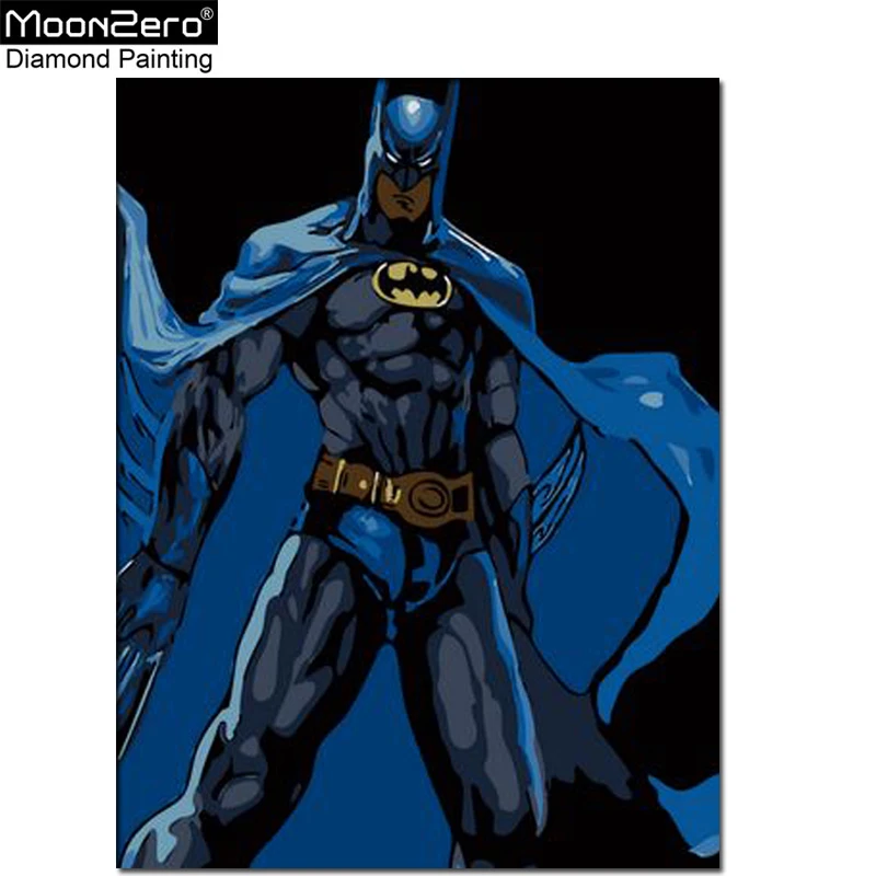 Batman Pattern 5D Diy Resin Cartoon Diamond Painting Cross Stitch