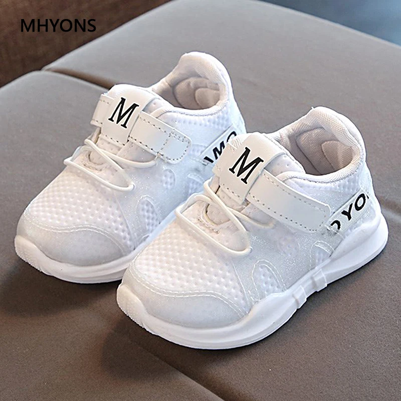 MHYONS 2019 весна осень детская обувь новая модная сетчатая спортивная для девочек