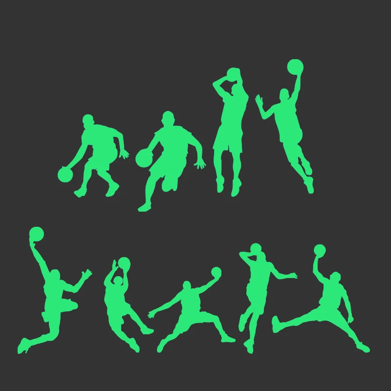 Hot-sale-1PCS-New-Luminous-basketball-Cartoon-DIY-Wall-Stickers-for-kids-rooms-bedroom-wall-sticker(2) - 