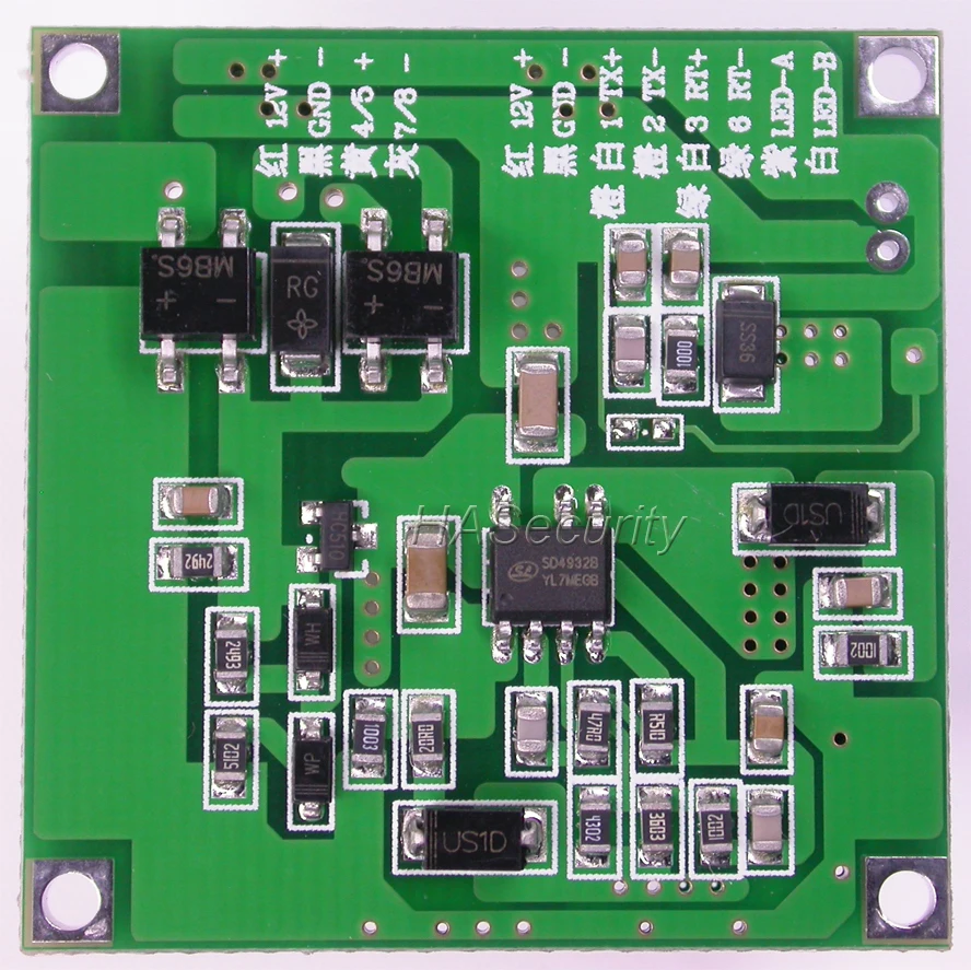 POE сплиттер питания через Ethernet Регулятор модуль Плата вход DC48V/выход DC12V 2A конец-Span+ Средний Span сплиттер IEEE802.3af