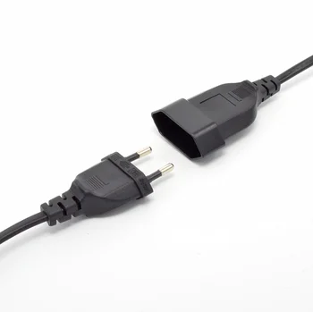 

5m European EU 2 Prong VDE Male to Female Power Extension Cord Cable for PC Computer PDU UPS