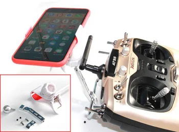 

For Radiolink WFly AT9S AT10 RC Transmitter Mount Phone Holder Remote Controller Bracket Clamp Clip Stand Fixator FPV