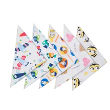 

Baby Boy Girls Bibs Muslin Feeding Burp Cloths Cotton Cartoon Bandana Newborn Baby Anti-Dirty Saliva Towel Infant Feeding Bib