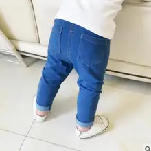 Весна-Осень года, популярные Стильные брюки хлопковые джинсы-варенки для мальчиков, трусики Han edition
