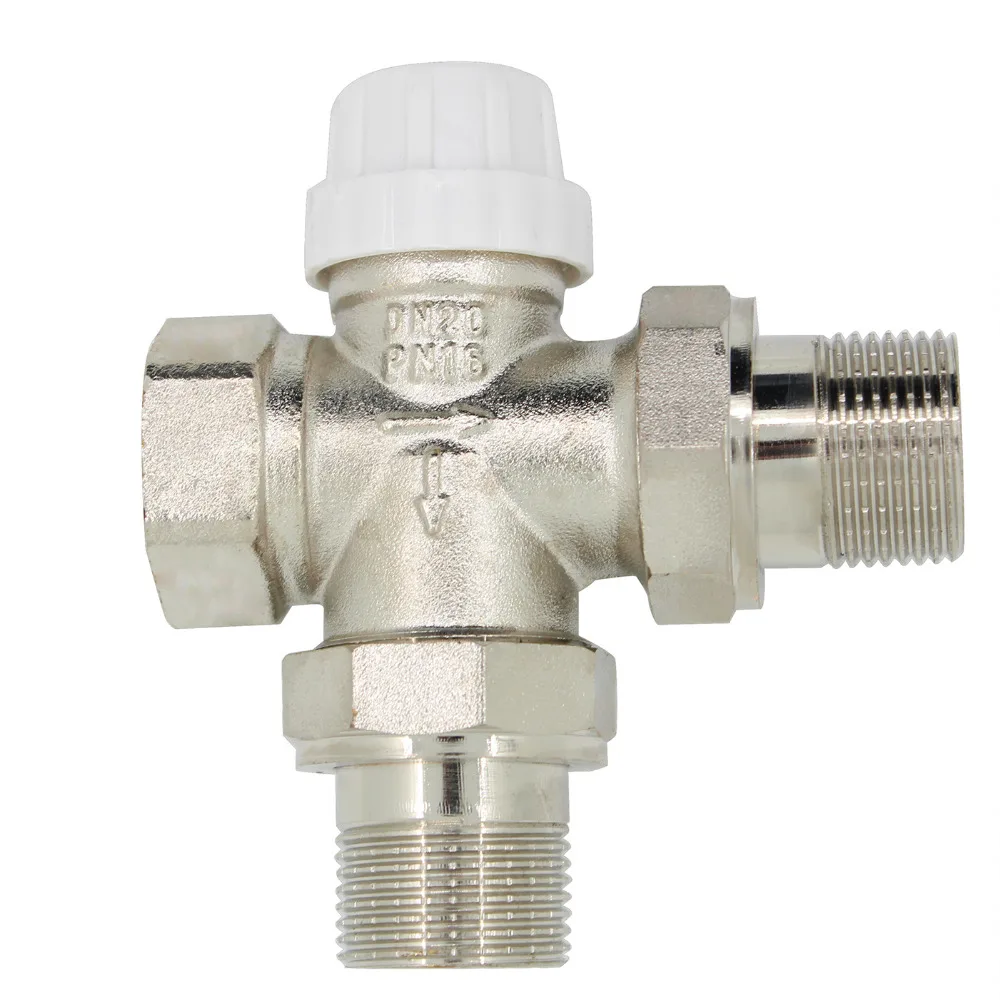 3/4 Inch Bass 3 Way Radiator Valve Regulating Radiator Regulator Dn20