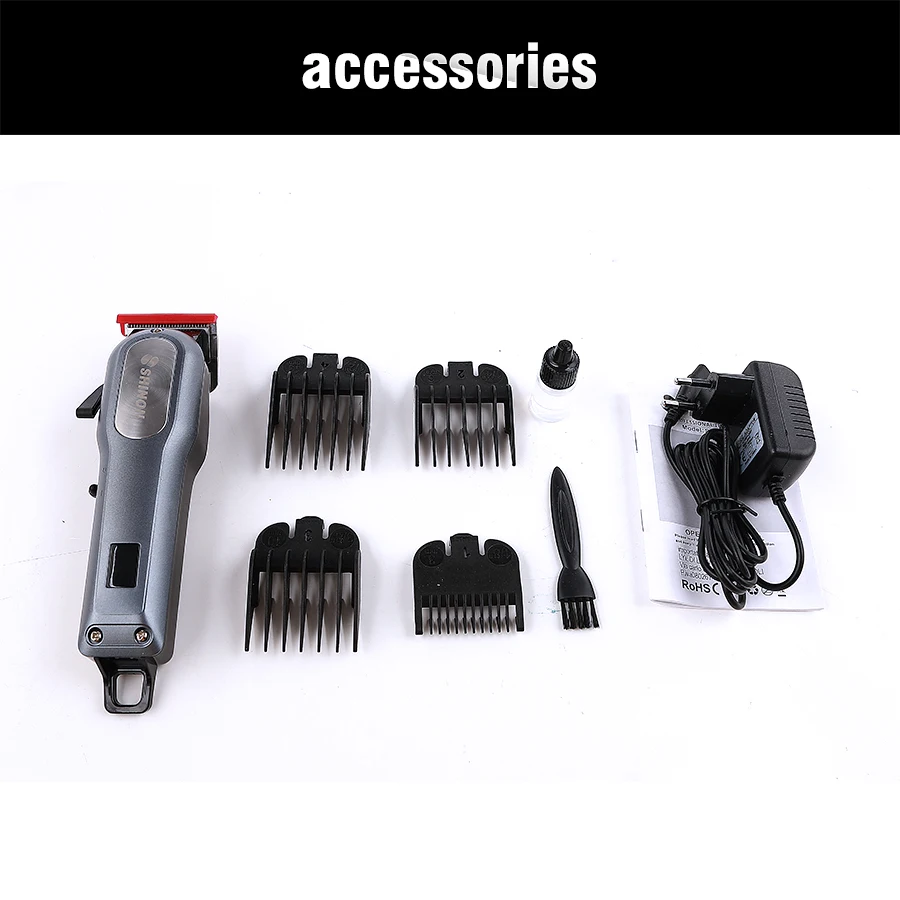 Светодиодный дисплей волос беспроводной триммер перезаряжаемые машинки для стрижки волос для мужчин титановое лезвие Бритва для волос мужские стили волос инструменты